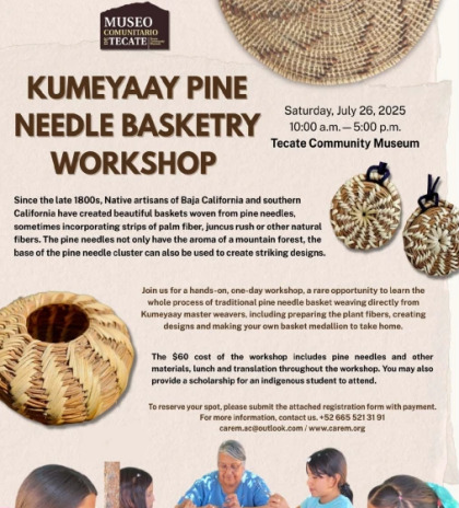 Kumeyaay Pine Needle Basketry